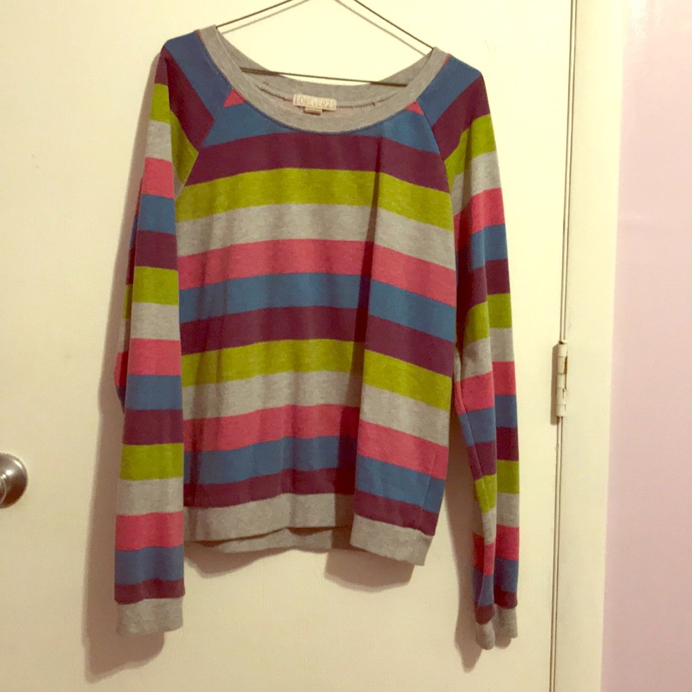 Striped Long Sleeved Top